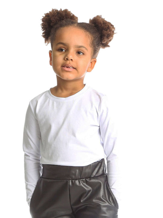 Joyce Children's Blouse Long Sleeve White