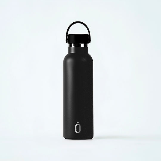 Runbott Runbott Thermosflasche Rostfreier Stahl BPA-frei 600ml Schwarz