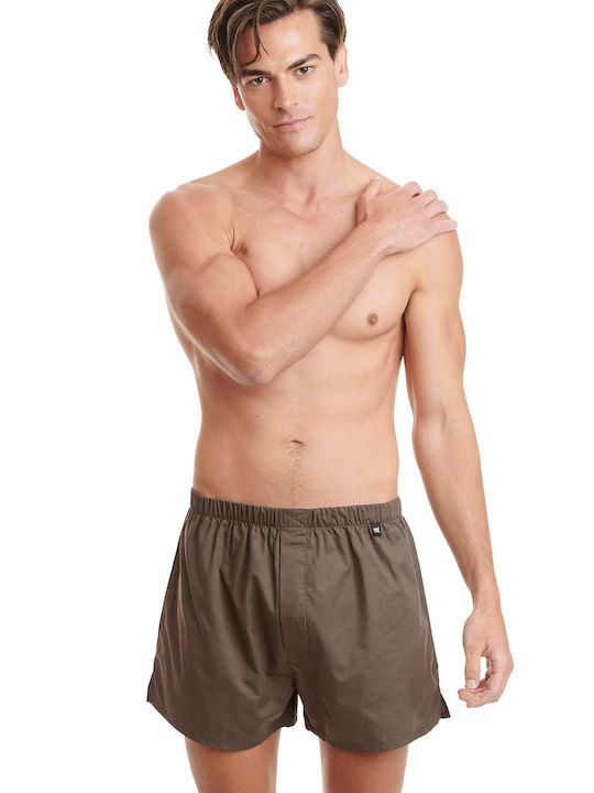 Walk Men's Boxer Chocolate