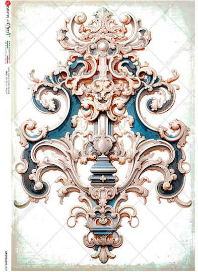 Ριζόχαρτο Decoupage Paperd Grottesche 27 A4 22x32cm