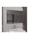 Megapap Oglindă de Baie 90x17.1cm Alb