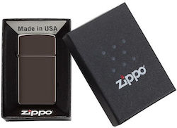 Zippo Slim Feuerzeug in Braun Farbe