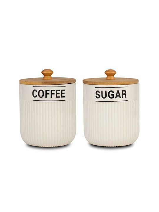 Nava Terrestrial Vase General Use with Lid made of Porcelain Brown 850ml