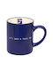 Moses Booky Day Mug Ceramic Blue 350ml