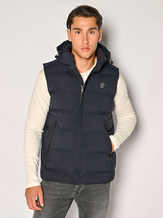 Brokers Jeans Αμάνικο Μπουφάν Blue