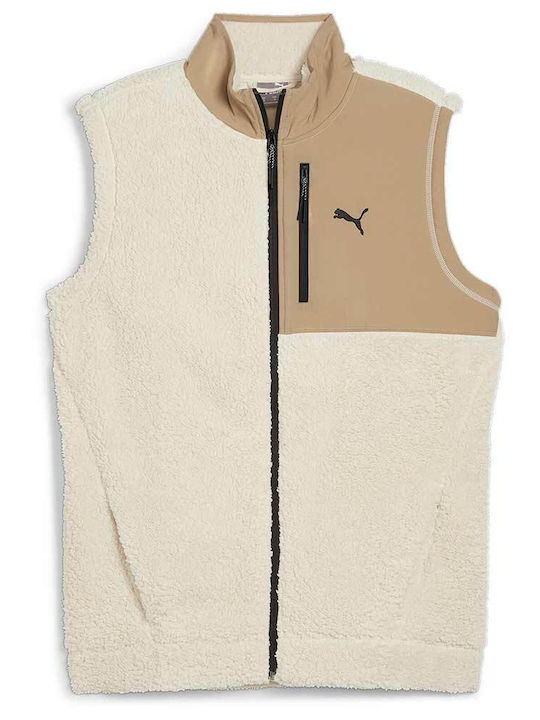 PUMA Αμάνικο Μπουφάν Εκρού