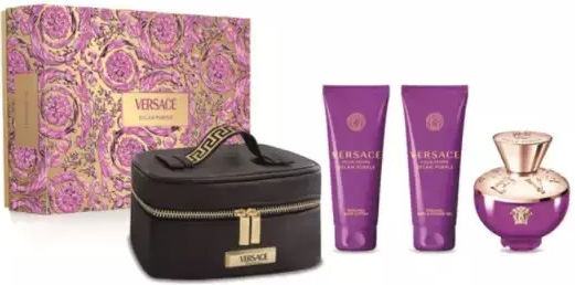 Versace Dylan Purple Set pentru femei cu Loțiune de corp 4buc