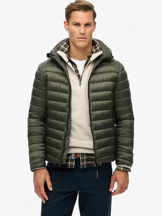 Fuji Jacke Puffer Army Khaki