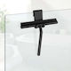 Glass Surface + Tile Cleaner Wenko Mola Black 24171100 21x4x24.5 Stainless Steel
