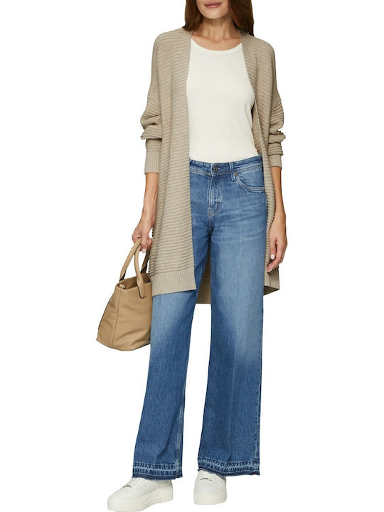 Women's Knitted Cardigan Beige