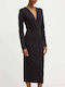 Midi Evening Black Dress