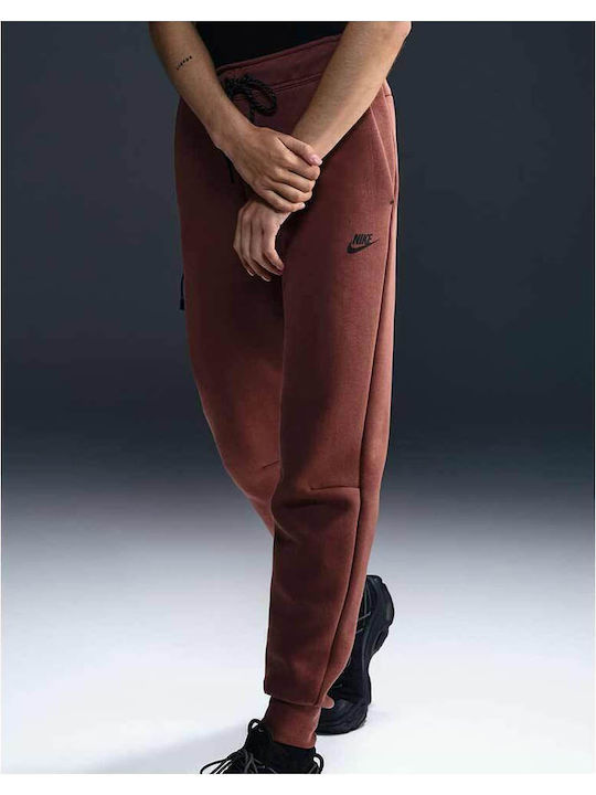 Nike Tech Fleece Παντελόνι Φόρμας Μπορντό