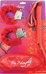 Δωρόσημο BDSM Kit σε Κόκκινο Χρώμα Δωρόσημο BDSM Kit σε Κόκκινο Χρώμα
