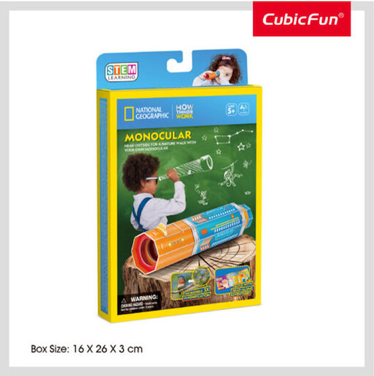 Cubic Fun Papier-Bauspielzeug Monokular für Kinder ab 5+ Jahre Jahren