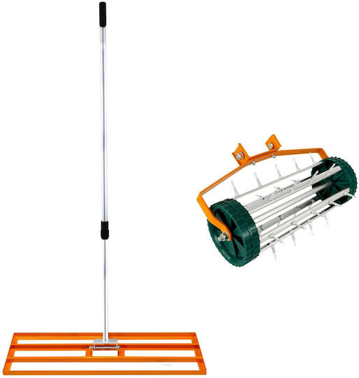 100cm Lawn Leveller & Aerator Â€“ Orange