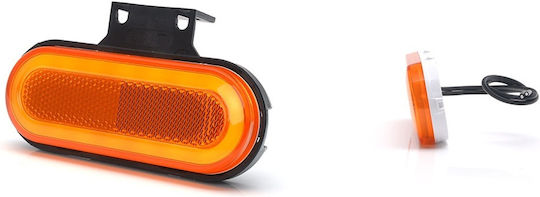 Lumină de poziție LED 1399 W198 12v-24v Portocaliu Was