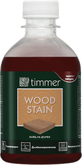 Timmer Holzbeize Mahagoni Farbe 450ml Färbung von Holzoberflächen Innen Außen