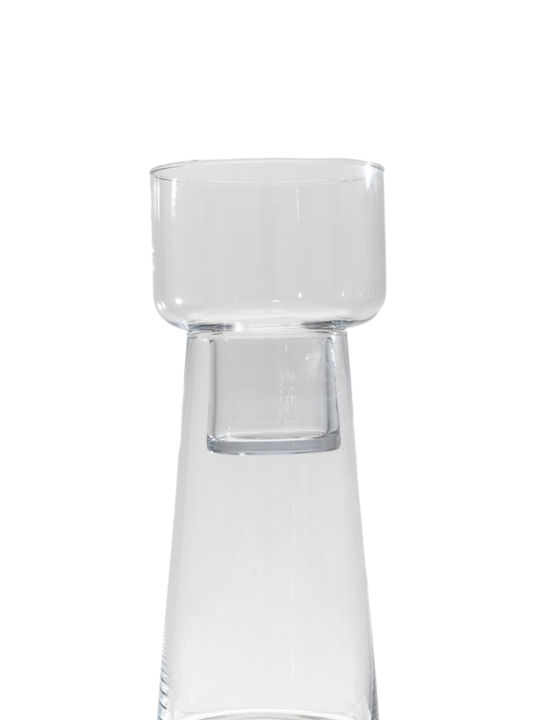 Zen Collection Suport pentru lumânare Sticlă în culoarea Transparent 17x42buc 1buc