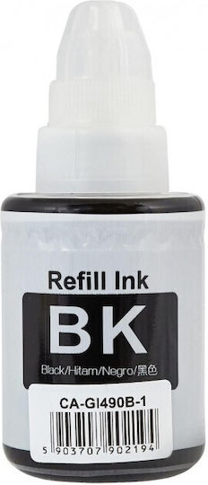 Συμβατό Μελάνι Εκτυπωτή InkJet Canon GI490B 135ml Μαύρο 1τμχ