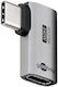 Goobay Adapter USB-C 74441 Gewinkelt 90° USB4 240W 40Gbps 8K Grau