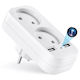 Cameră Spion în Adaptor Dublu Iuni Ad1 Wi-fi Full HD Senzor de Mișcare
