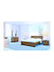 Set de Dormitor Notă Nuci 150x190buc 5buc
