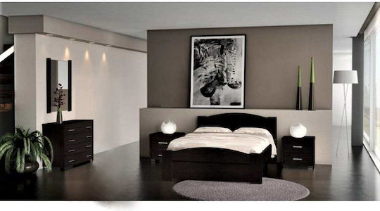 Σετ Комплект Спалня Вълна Wenge 140x200бр 5бр