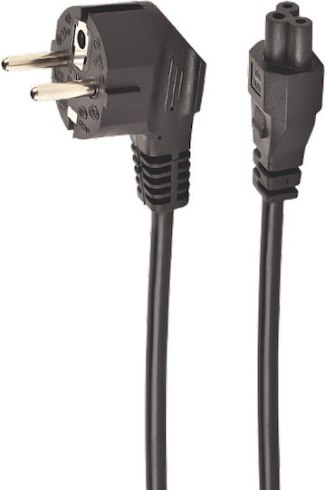 Cablexpert IEC C5 / Schuko - IEC C5 / Schuko Cable 0.5m Μαύρο 072-01-001944