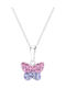 Callajewels Παιδικό Κολιέ Πεταλούδα από Ασήμι με Αλυσίδα C13069-PH100229232559