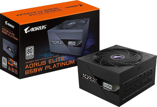 Gigabyte Aorus Elite P850W 850W Μαύρο Τροφοδοτικό Υπολογιστή Full Modular 80 Plus Platinum
