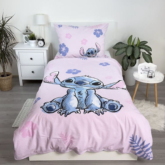 Set Kids Duvet Cover Single Pink