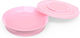 Twistshake Παιδικό Πιάτο Φαγητού Ροζ Pastel Pink