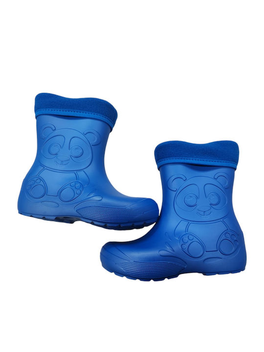 Childrenland Kids Wellies Panda Blue