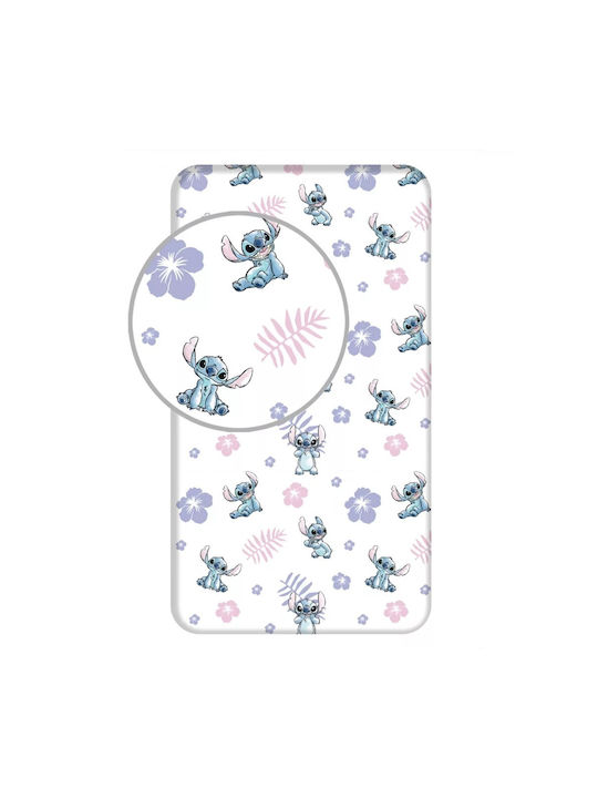 Cearșaf Single Cu elastic Bumbac 90x200cm