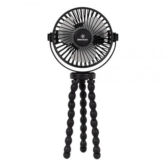 Bebe Stars Fan USB Schwarz 20-160