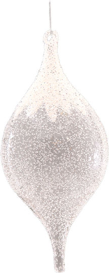 Hängendes Ornament Träne Glas Transparent