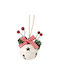 Iron Hanging Bell Ornament White