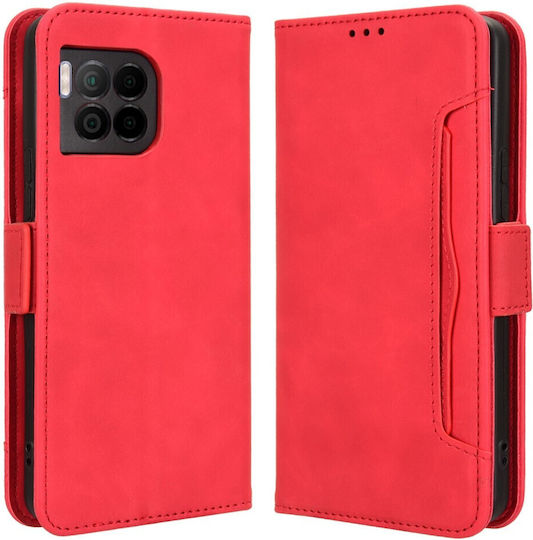Husă cu clapetă T Phone 2 Pro 5G cu slot pentru card Roșu