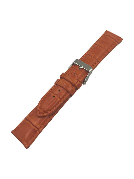 ByLeather Leather Strap Orange 20mm