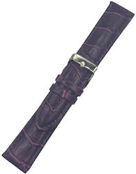 ByLeather Δερμάτινο Λουράκι Μωβ 20mm