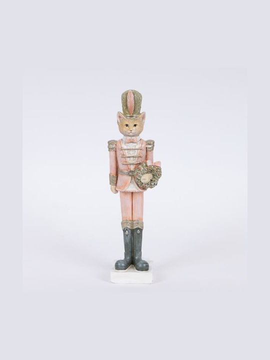 Eurolamp De Crăciun Plastică Figurină Lungime 6.5cm. 2buc Pisică Soldat
