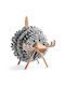 Gadget Master Set Christmas Coasters Wooden Gray L10xW9xD9.5cm. 12pcs
