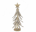 Christmas Decorative Metal Tree 46.5cm Gold