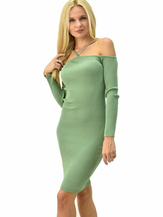 Potre Dress Knitted Green