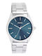 Oozoo Men's Watch 40mm Battery with Stainless Steel Bracelet Silver