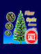 Christmas Tree 150cm with Fiber Optic Lighting