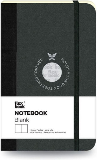 The Writing Fields FlexBook Notebook with Blank Pages Gray