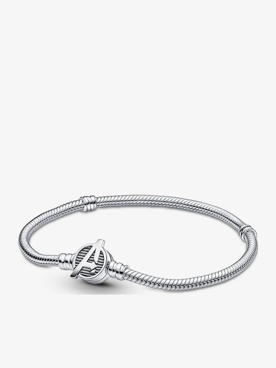 Pandora Γυναικείο Βραχιόλι Αλυσίδα από Ασήμι 19cm
