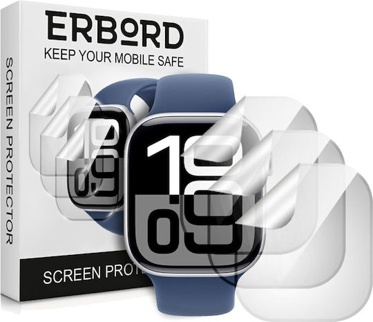 3x Φύλλο Υδρογέλης Erbord Apple Watch 10 46mm
