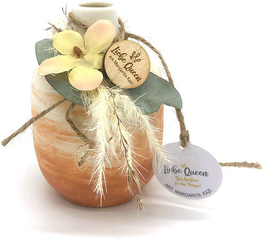 LiebeQueen de birou Amulet Portocaliu Ceramic 6x9cm 1buc